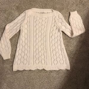 Loft Sweater size Medium cream off white
